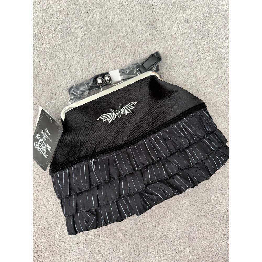 NEW Her Universe The Nightmare Before Christmas Jack Pinstripe Ruffle Handbag